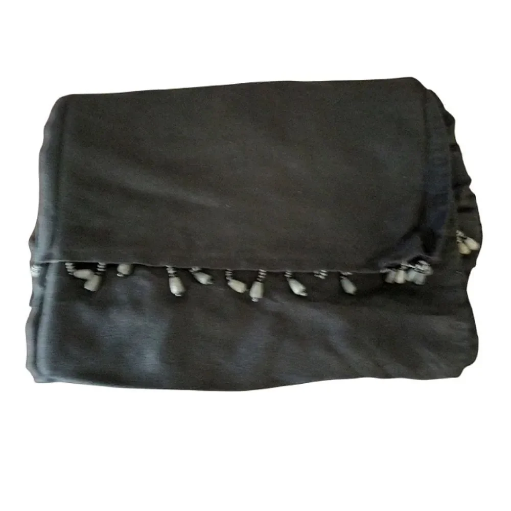 3 Moody Goth Black and Grey Velvet 82